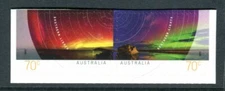 2014 Southern Lights - Pair of 70c Booklet Stamps