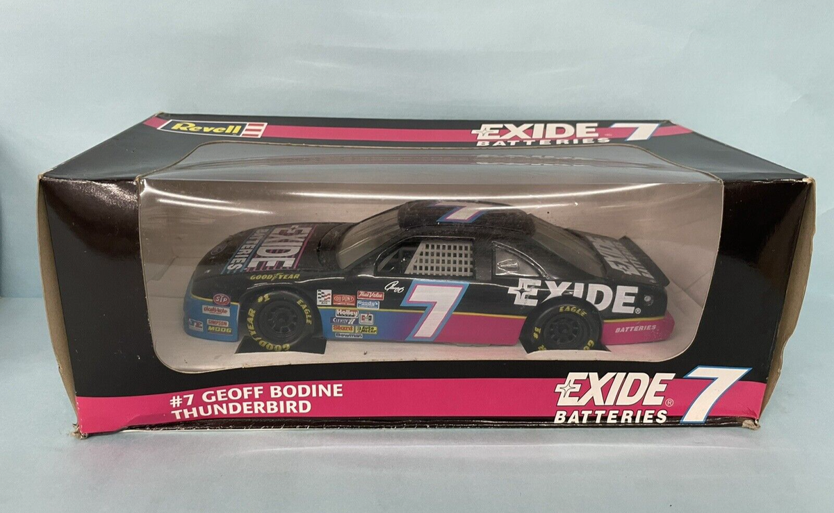 Revell 1/24 #7 Geoff Bodine Exide Batteries Ford Thunderbird | eBay