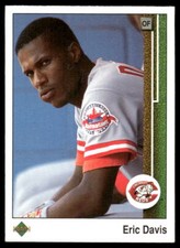 Eric Davis 1989 Upper Deck #410 Cincinnati Reds