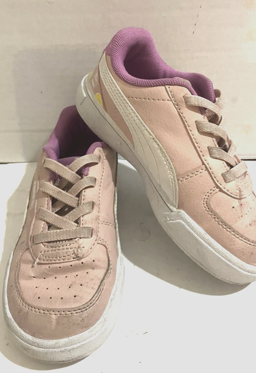 Scarpe slip on rosa senza cravatta Puma Caven Smileyworld taglia 10 C