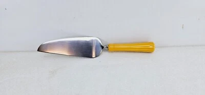 FIESTA marigold CERAMIC HANDLED pie cake LIFTER server Utensil