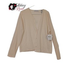 Luxurious Italian Yarn Cable Knit Cardigan Va...