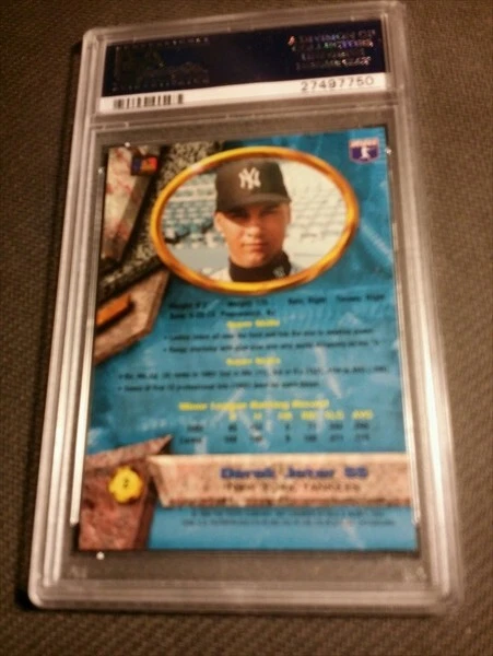 Derek Jeter 1994 Bowman's Best Blue Refractor Hof #2 PSA 9 como nuevo ✨ Foto 2 de 2