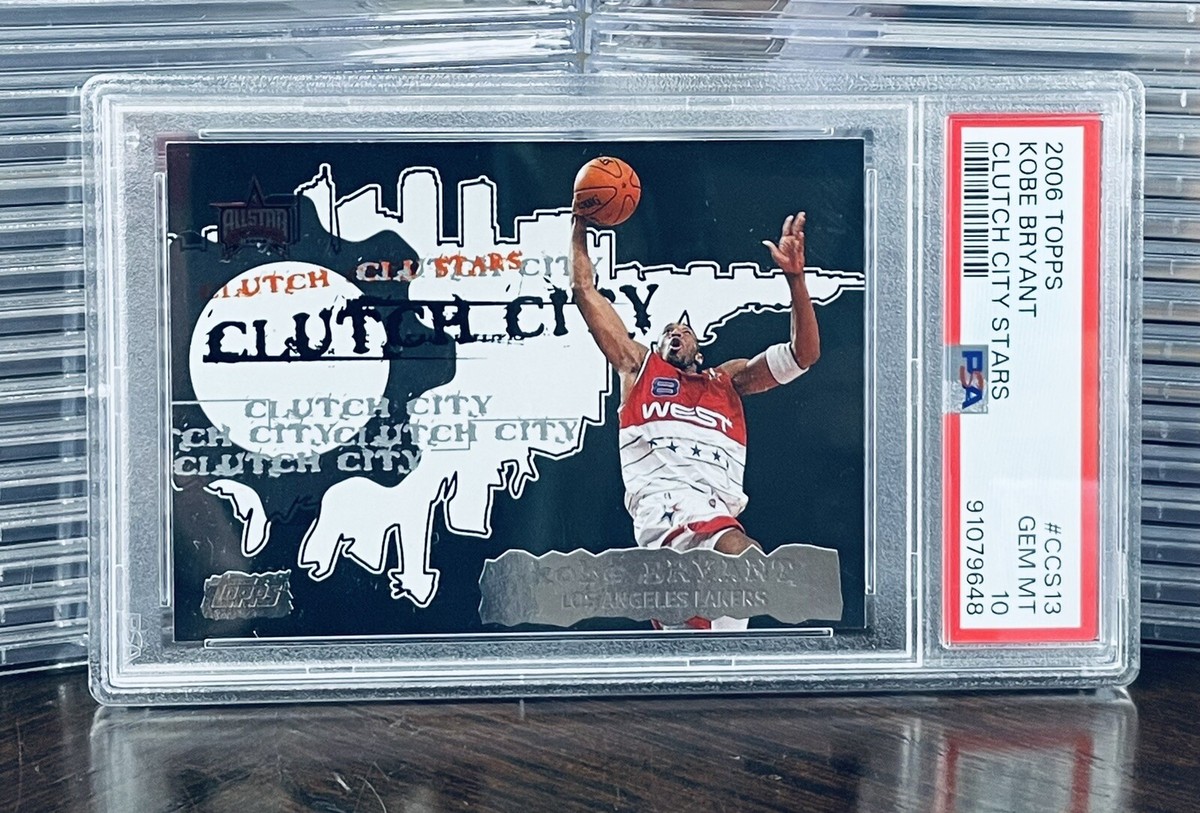 Kobe Bryant 2006-07 Topps Clutch City All Stars Insert Card Kobe Bryant 2006-07 Topps Clutch City All Stars Insert Card