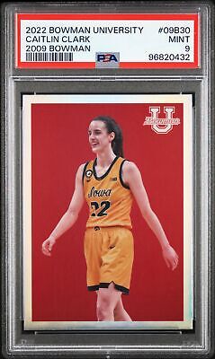 Caitlin Clark 2022-23 Bowman Chrome University 2009 Bowman Caitlin Clark 2022-23 Bowman Chrome University 2009 Bowman