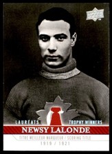 2008-09 UPPER DECK MONTREAL CANADIENS CENTENNIAL TROPHY WINNERS NEWSY LALONDE
