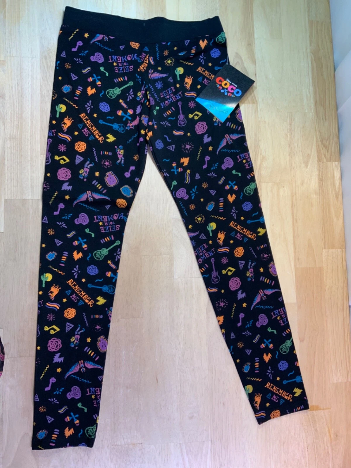 New Girl's Disney/Pixar Coco Leggings Sz L-14/16-Cool Looking!!*