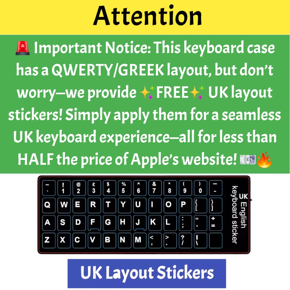 Genuine Apple iPad Air 13-inch M2/M3 & Pro 12.9" 3rd Gen Folio Keyboard Case - image 3 of 4