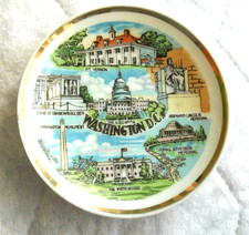 Ancienne mini assiette souvenir Washington, DC en très bon état.  LIVRAISON GRATUITE