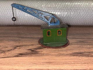 Märklin Spur 0 stationärer Kran Blech drehbar m. Haken – Zubehör gebraucht
