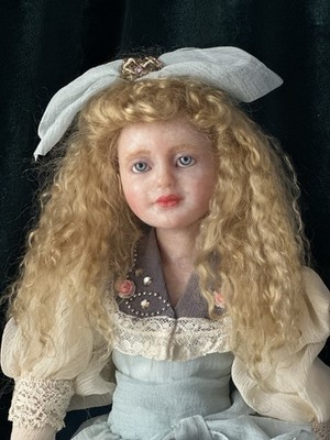 OOAK Collectible Polymer Fimo 15  Doll By Artist Edna Dali