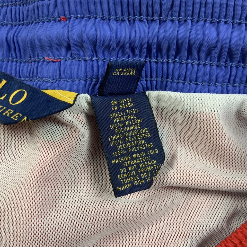 Polo Ralph Lauren Shorts Mens Large Red Pony All Over Swimming Trunks - Image 4 of 4