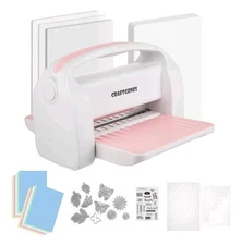 CraftGenes Die Cutting Machine and Embossing Machine – 6'' Opening Size for C...