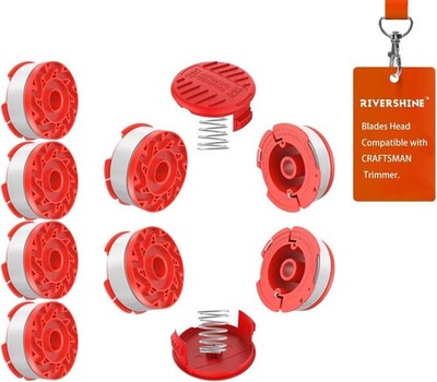 Craftsman Weed Eater String Replacement Spool Kit, 8-Pack 0.065'' 30ft