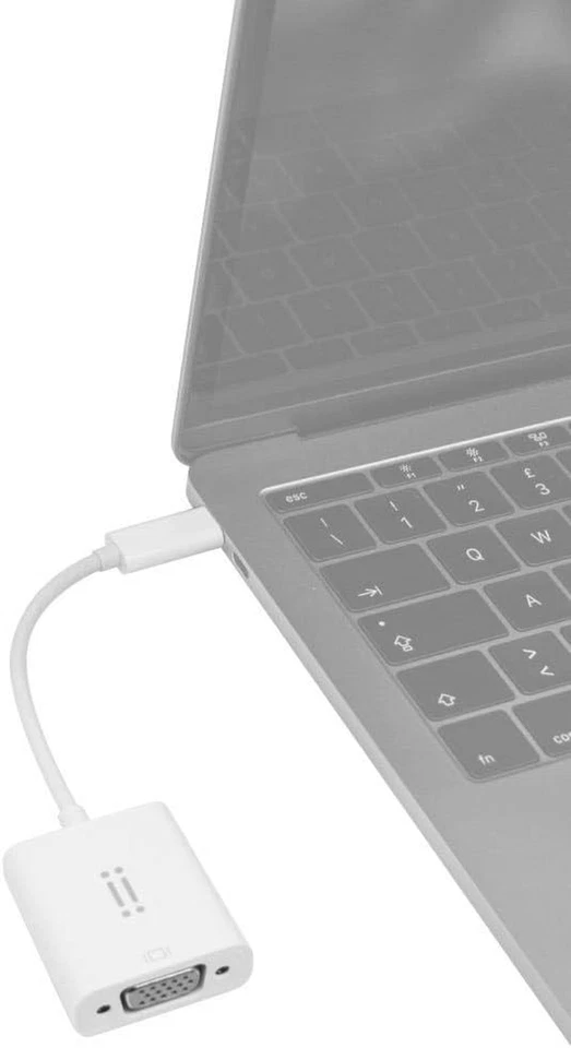Aiino USB-C to VGA Adapter, Bianco - Immagine 4 di 4