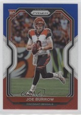 2020 Panini Prizm Rookie Red White & Blue Prizm Joe Burrow #307 0tw4