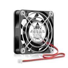 Lüfter 60mm 12V, PC Lüfter, 4500 U/min, 24,8 CFM, lautlos, 2 Pin