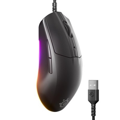 Rival 3 Gen 2 Gaming Mouse   8500 DPI TrueMove Core Optical Sensor   60 Milli...