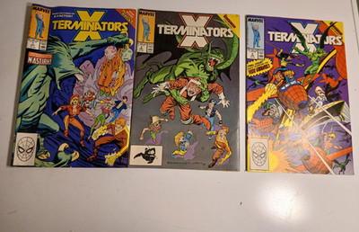 X-Terminators #1,2,and 4 (Marvel Comics October 1988)