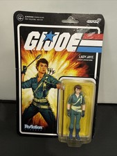 G.I. Joe Lady Jaye Super7 ReAction 3.75       Action Figure Convert Operations New