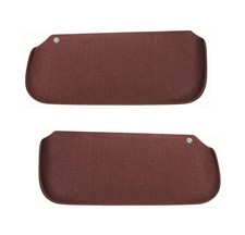 Fit For Chevrolet Malibu Hardtop sedan sunvisor maroon 1973-1977