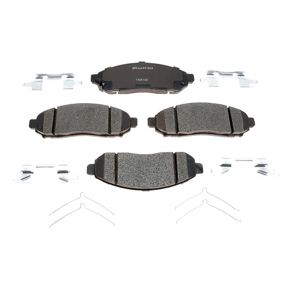 Rotores de freno delanteros traseros y pastillas de freno de cerámica Xterra 2006-2007 - Raybestos Foto 2 de 4