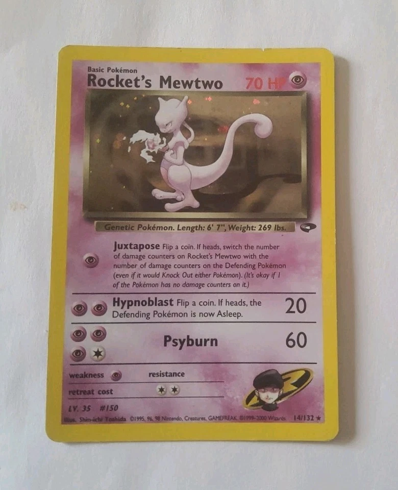 Pokémon Rocket's Mewtwo Gym Challenge Holo 14/132 - Image 3 of 4