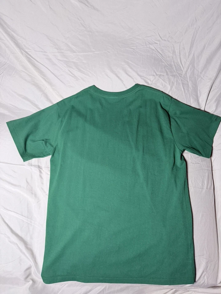 Camiseta A Bathing Ape BAPE Verde Logo Universitario Talla L Grande Ropa de Calle Foto 2 de 4