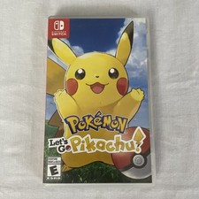 Replacement Case NO GAME Pokemon Let's Go, Pikachu Nintendo Switch