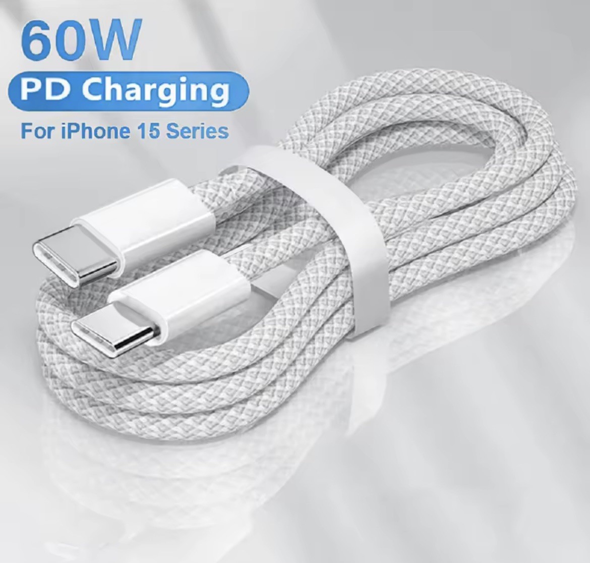 Usb C to Type C Fast Charging PD 60W Mobile Phone Date Cable For Iphone15.