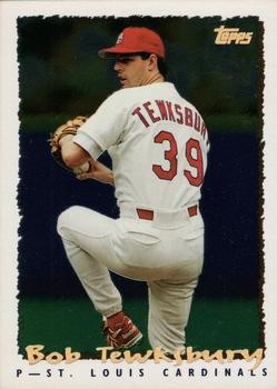 1995 Topps #111 Bob Tewksbury CyberStats (Spectralight)