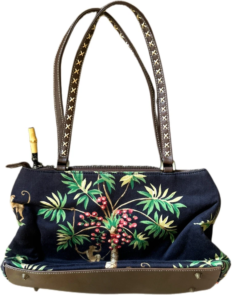 Bolso de Mano Isabella Fiore Mono Embellecido, Cuentas Semilla y Lentejuelas Nuevo sin Etiquetas, $345 Foto 3 de 4