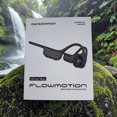 Flowmotion Bone Conduction Headphones Versa Max IP68 Waterproof Swimming 32G St