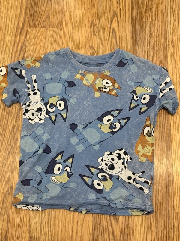 Bluey Graphic T-Shirt With Graphics Size 5T Blue Disney