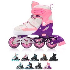meteor Inline Skates Children's Kids Inliners Roller Skates Roller Blades ABEC 7