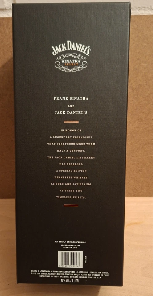 Jack Daniels Sinatra Select Whiskey 1L - Bild 3 von 4