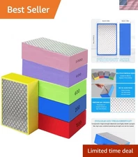 Diamond Sanding Pads 6Pcs Hand Polishing Pads for Tile Glass Stone Marble