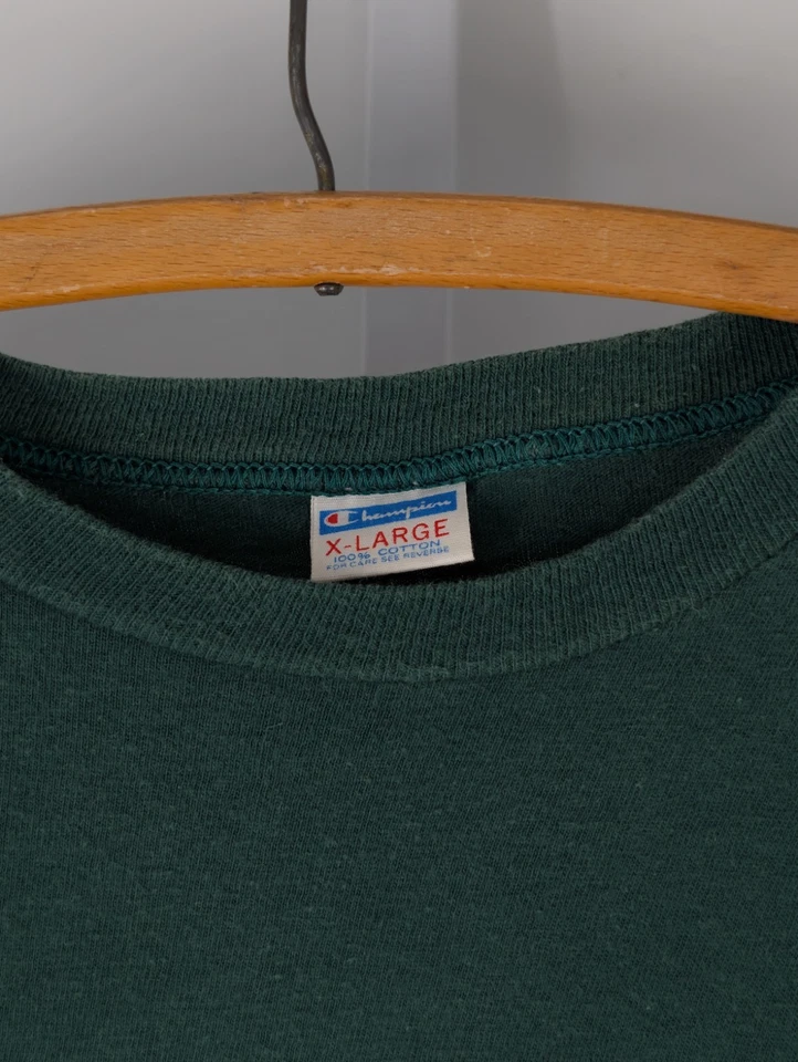 Champion Vintage 70s 80s 5050 Delbarton NJ Ivy League Logo Sport T Shirt USA XL - Image 3 of 3