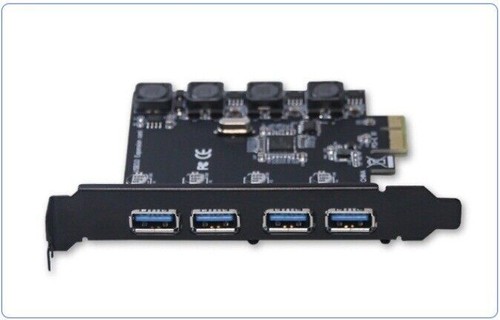 PCI-E to USB3.0 expansion card/pcie to 4 2 adapter card PCIE USB3.0 NEC720201 - Afbeelding 5 van 8