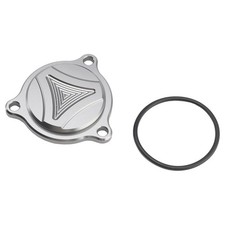 Coperchio filtro olio grigio CNC per Suzuki Burgmann UH 125 150 200 DR-Z 400 E S SM