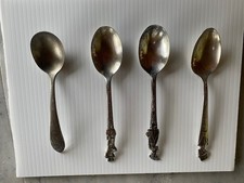 Four Vintage Silverplate Collectible Characters Spoons