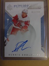 2019 UPPER DECK DENNIS CHOLOWSKI#213 FUTURE WATCH AUTO 612/999