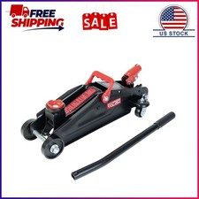 Hyper Tough T82011w Trolley Jack Work For Sedan And Coupe 2 Ton Black