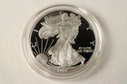 NobleSpirit GEM BU 1997 American Silver Eagle PROOF 1oz .999 w Box & CoA