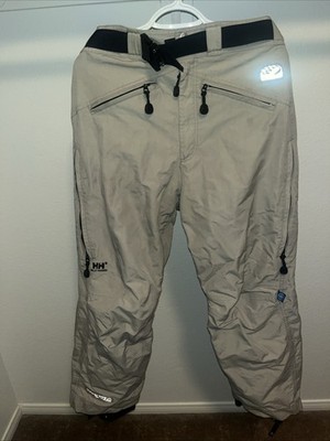Helly Hansen Men s Ski Snowboard Pants Tan Belted Cargo Snow Distressed Medium