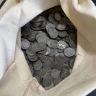 Lot of 50 – 1943 Steel Wheat Pennies WWII Zinc-Coated Lincoln Cents