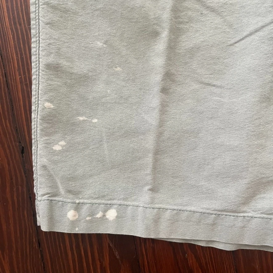 Pantalones Cortos Chinos Merona Para Hombre Talla 33" Verde Menta Frontal Plano Bolsillos Cortados Cremallera Foto 3 de 4