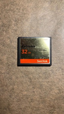 SanDisk Extreme 32GB 120MB/s UDMA7 CompactFlash Memory Card