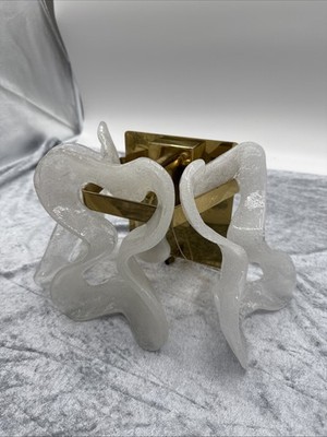 E287 Squid Brass Murano Lamp Wall Light Model 4686 Vintage 1970s
