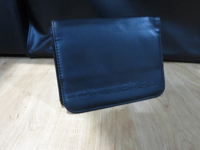 #ad #ad SUBARU BLACK LEATHER OWNERS MANUAL COVER CASE FORESTER OUTBACK ETC $13.27